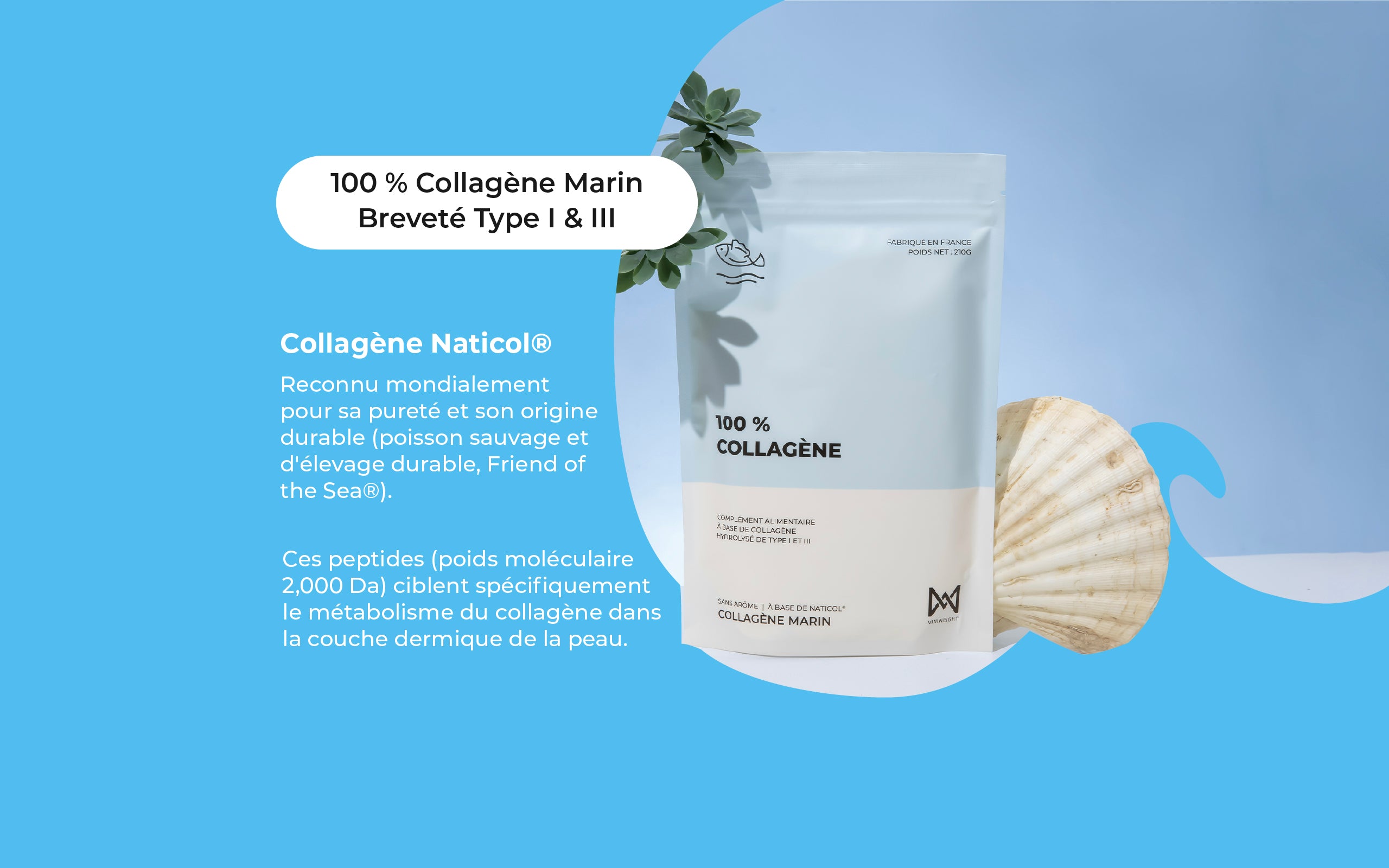 100 % Collagène Marin