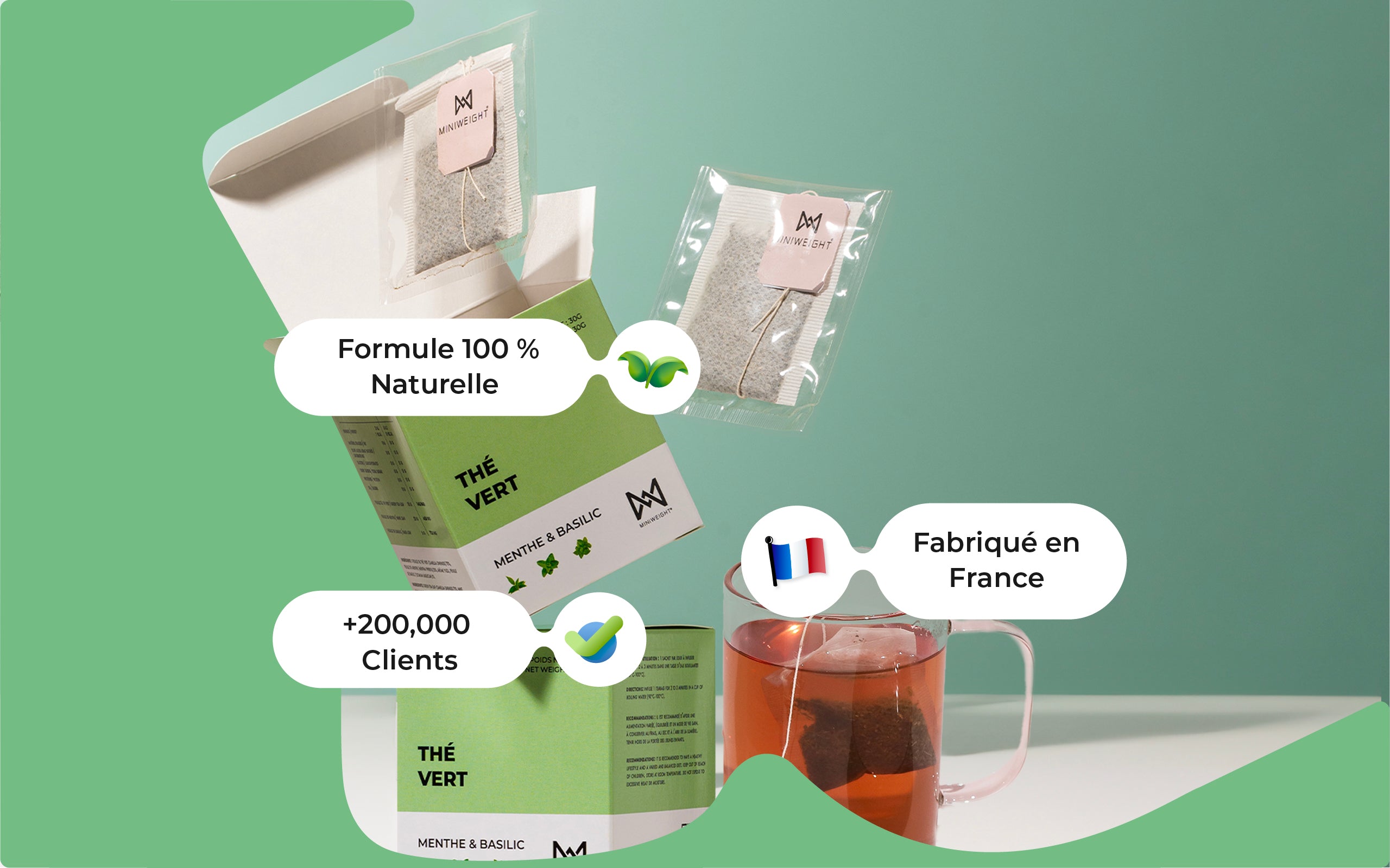 Thé Antioxydant - Menthe Yuzu Basilic