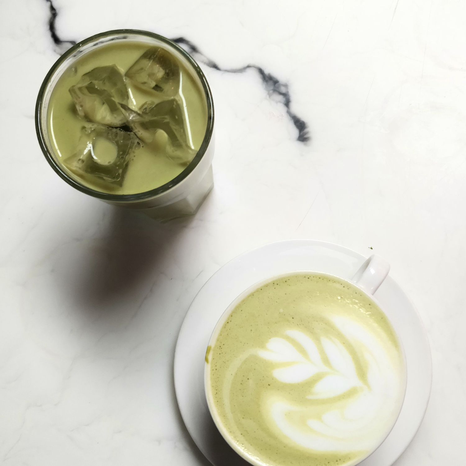 Matcha Latte au Collagène