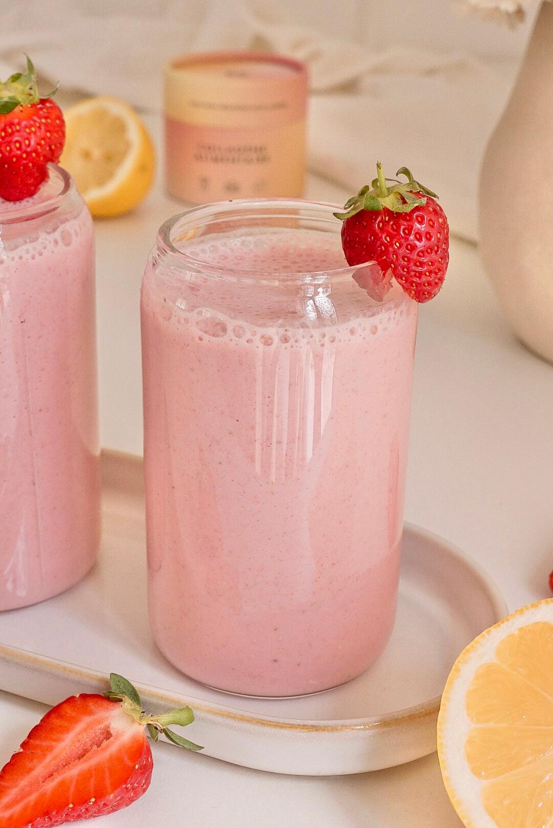 Smoothie Fraises Banane Skyr Collagène Miniweight