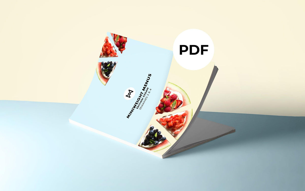 Menus - VEGAN Semaines 3&4 - Miniweight