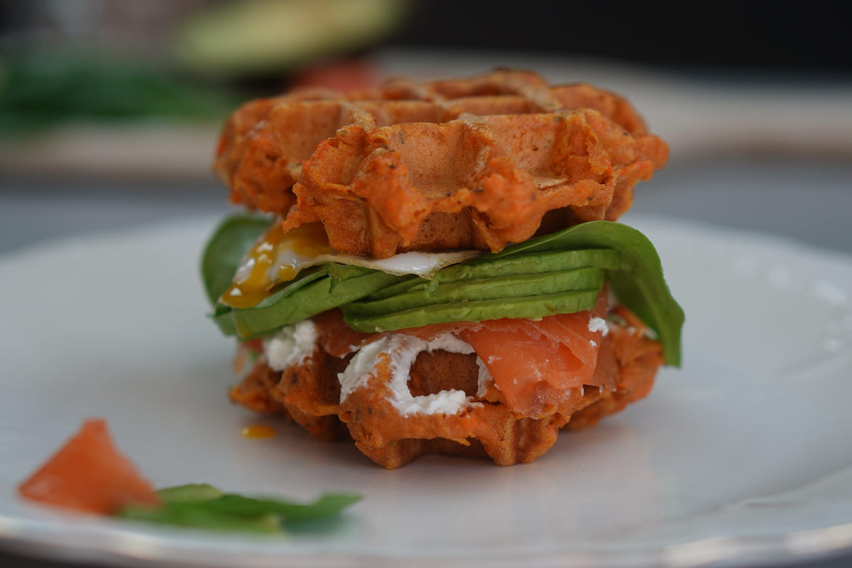 Recette Gaufre de patate douce - Miniweight